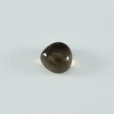 Smoky Quartz 1PC Medium 9x9 MM Heart Cabochon Brown Superior semi Precious Gems