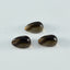Smoky Quartz 1PC Large 10x12 MM Pear Cabochon Brown Natural semi Precious Semi Precious Gemstone