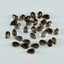 Smoky Quartz 10PC Tiny 3x5 MM Pear Cabochon Brown Fiery semi Precious Gems