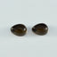 Smoky Quartz 1PC Small 6x8 MM Pear Cabochon Brown Polished semi Precious Loose Gemstones