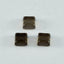 Smoky Quartz 1PC Large 10x10 MM Square Cabochon Brown High Quality semi Precious Precious Gemstone
