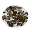Smoky Quartz 10PC Tiny 2x4 MM Baguette Faceted Brown Fine Semi Precious Gems