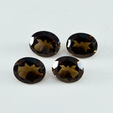 Smoky Quartz 1PC Small 6x8 MM Oval Faceted Brown Shine Semi Precious Loose Gemstones