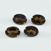 Smoky Quartz 1PC Medium 8x10 MM Oval Faceted Brown Genuine Semi Precious Loose Gemstones