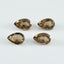 Smoky Quartz 10PC Tiny 4x6 MM Pear Faceted Brown Brilliant Semi Precious Loose Gemstones