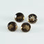 Smoky Quartz 1PC Large 11x11 MM Round Faceted Brown Fine Semi Precious Gems