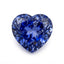 Tanzanite 1PC Large 11x11 MM Heart Faceted Blue Fine Semi Precious Gems