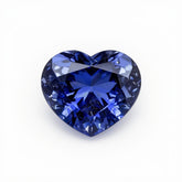 Tanzanite 1PC Chunky 14x14 MM Heart Faceted Blue Genuine Semi Precious Loose Gemstones