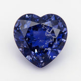 Tanzanite 1PC Chunky 16x16 MM Heart Faceted Blue Pure Semi Precious Loose Gems