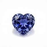 Tanzanite 1PC Small 8x8 MM Heart Faceted Blue Luster Semi Precious Loose Gems