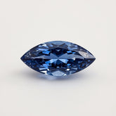 Tansanit 1 Stück, winzig, 4 x 8 mm, Marquise-Optik, facettiert, blau, hochwertige, lose Halbedelsteine