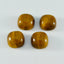 Tiger Eye 1PC Large 10x10 MM Cushion Cabochon Brown Fine semi Precious Gems