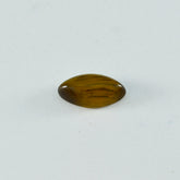 Tiger Eye 1PC Medium 7x14 MM Marquise Cabochon Brown Brilliant semi Precious Precious Gemstone