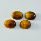 Tiger Eye 1PC Large 10x12 MM Oval Cabochon Brown Pure semi Precious Loose Gemstones