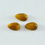 Tiger Eye 1PC Small 6x8 MM Pear Cabochon Brown Genuine semi Precious Loose Gems
