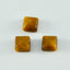 Tiger Eye 1PC Small 7x7 MM Square Cabochon Brown Natural semi Precious Loose Gemstone
