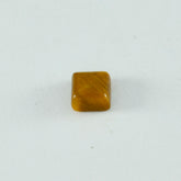 Tiger Eye 1PC Small 8x8 MM Square Cabochon Brown Genuine semi Precious Loose Gemstones