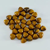 Tiger Eye 1PC Small 7x7 MM Triangle Cabochon Brown Luster semi Precious Precious Gemstone