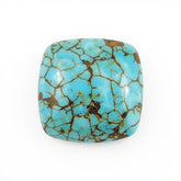 Turquoise 1PC Large 11x11 MM Cushion Cabochon Blue Splendid semi Precious Semi Precious Gemstone