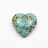 Turquoise 10PC Tiny 4x4 MM Heart Cabochon Blue Lustrous semi Precious Semi Precious Gemstone