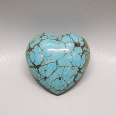 Türkis 1PC Winzige 6x6 MM Herz Cabochon Blau Feine Halbedelsteine