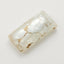 White Pearl 1PC Large 8x16 MM Baguette Cabochon White Natural Precious Gems