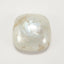 White Pearl 1PC Large 11x11 MM Cushion Cabochon White Pure Precious Loose Gems