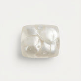 White Pearl 1PC Tiny 5x7 MM Emerald Cabochon White Fine Precious Loose Gemstone