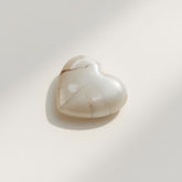 White Pearl 10PC Tiny 5x5 MM Heart Cabochon White Sparkling Precious Loose Gemstone