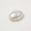 White Pearl 1PC Small 6x9 MM Oval Cabochon White Brilliant Precious Loose Gems