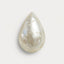 White Pearl 1PC Small 7x9 MM Pear Cabochon White Shine Precious Loose Gems