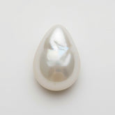 White Pearl 1PC Medium 8x10 MM Pear Cabochon White High-Quality Precious Loose Gemstones