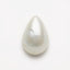 White Pearl 1PC Large 8x12 MM Pear Cabochon White Genuine Precious Precious Gemstone