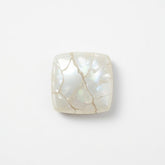 White Pearl 10PC Tiny 3x3 MM Square Cabochon White Natural Precious Semi Precious Gemstone