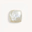 White Pearl 1PC Medium 9x9 MM Square Cabochon White Sparkling Precious Semi Precious Gemstone