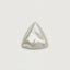 White Pearl 10PC Tiny 3x3 MM Triangle Cabochon White Luster Precious Loose Gems