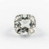 White Topaz 1PC Large 12x12 MM Cushion Faceted White High-Quality Semi Precious Loose Gemstones