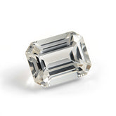 White Topaz 1PC Chunky 12x16 MM Emerald Faceted White Polished Semi Precious Loose Gems