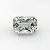 White Topaz 1PC Small 7x9 MM Emerald Faceted White Natural Semi Precious Loose Gemstone