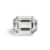 White Topaz 1PC Large 9x11 MM Emerald Faceted White Pure Semi Precious Loose Gems