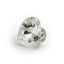 White Topaz 1PC Chunky 14x14 MM Heart Faceted White Genuine Semi Precious Loose Gems