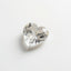 White Topaz 1PC Small 8x8 MM Heart Faceted White Luster Semi Precious Loose Gemstones