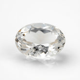 White Topaz 1PC Large 10x14 MM Oval Faceted White Splendid Semi Precious Gems