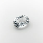 White Topaz 1PC Small 6x8 MM Oval Faceted White Natural Semi Precious Gems