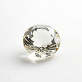 White Topaz 1PC Chunky 15x15 MM Round Faceted White Superior Semi Precious Loose Gemstone
