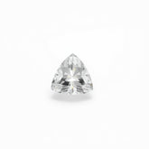 White Topaz 1PC Tiny 6x6 MM Triangle Faceted White Polished Semi Precious Loose Gems