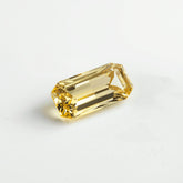 Yellow Sapphire 1PC Small 5x10 MM Baguette Faceted Yellow Lustrous Precious Gems