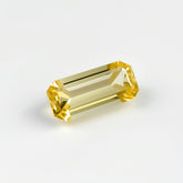 Yellow Sapphire 1PC Medium 7x14 MM Baguette Faceted Yellow Fine Precious Loose Gemstone