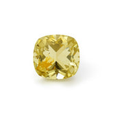Yellow Sapphire 1PC Large 11x11 MM Cushion Faceted Yellow Fine Precious Gems