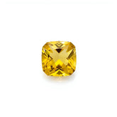 Yellow Sapphire 1PC Tiny 5x5 MM Cushion Faceted Yellow Sparkling Precious Loose Gemstone